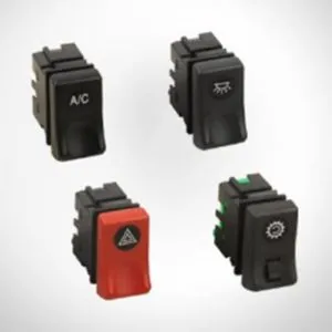 Kontakty automobilového elektrického spínača